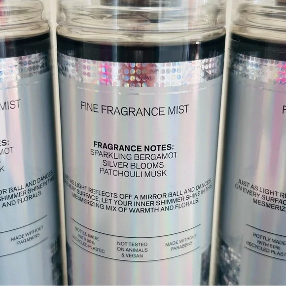 NWT Platinum Bath & Body Works Perfume Mists Set of 3 Bergamot Musk Patchouli - Picture 3 of 3